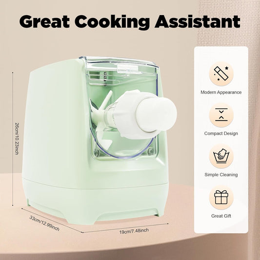 Electric Pasta Maker,260W Household Automatic Pasta Maker Machine,Automatic Noodle Maker with 13 Noodle Shapes for Home Kitchen Use