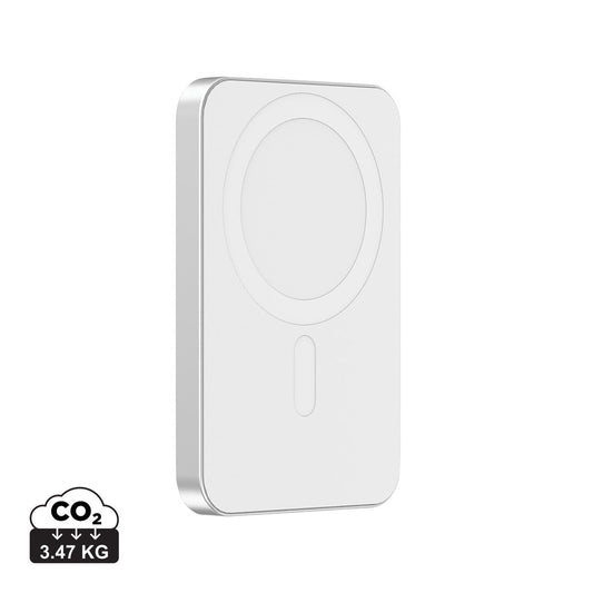 Malibu RCS plastic/alu 5000 mah powerbank, silver - Urban Vitamin